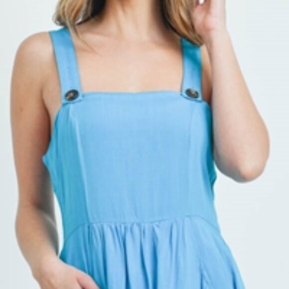 BOHO BABE BLUE DRESS - Picture 4 of 7